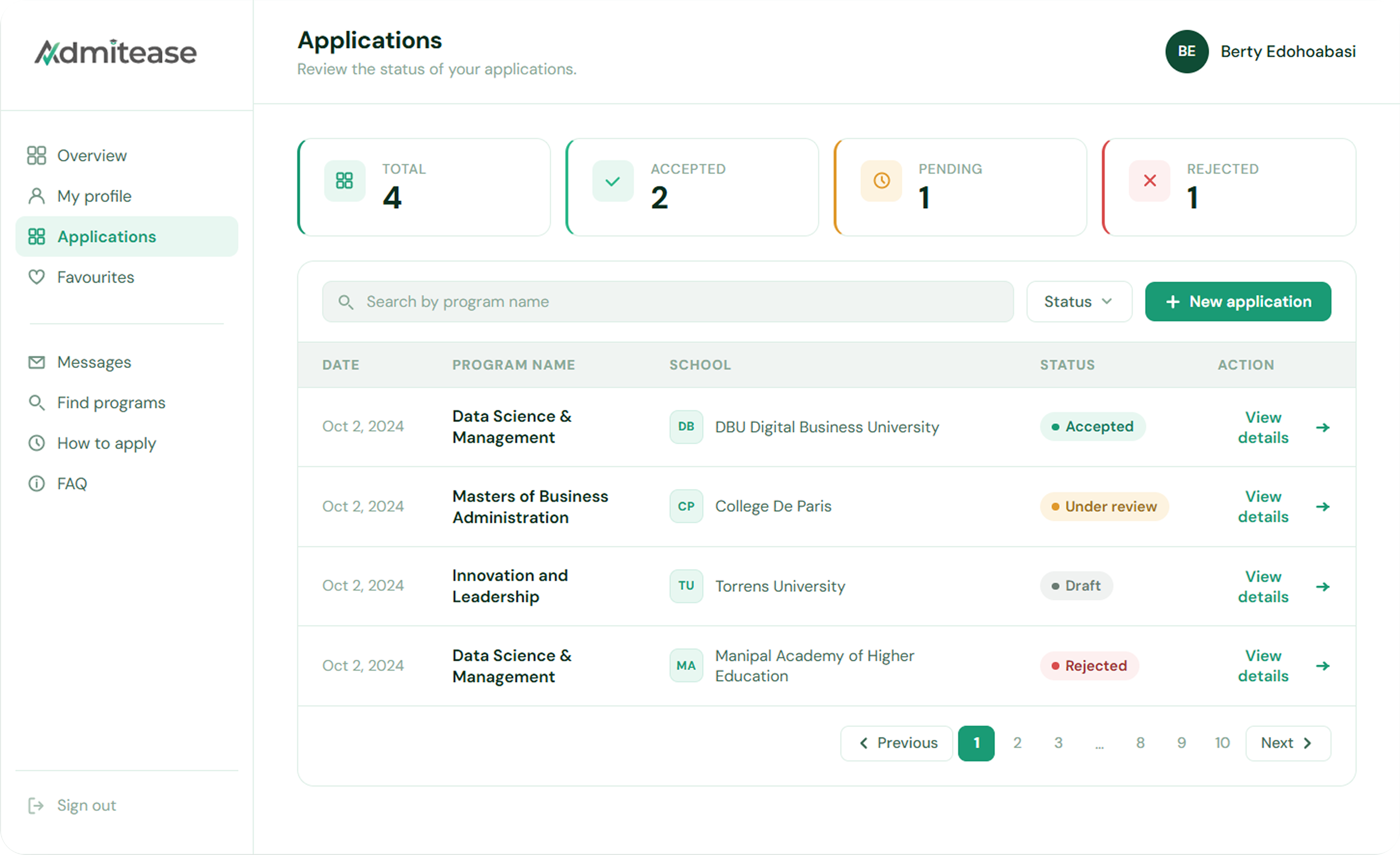 Application after, view 2
