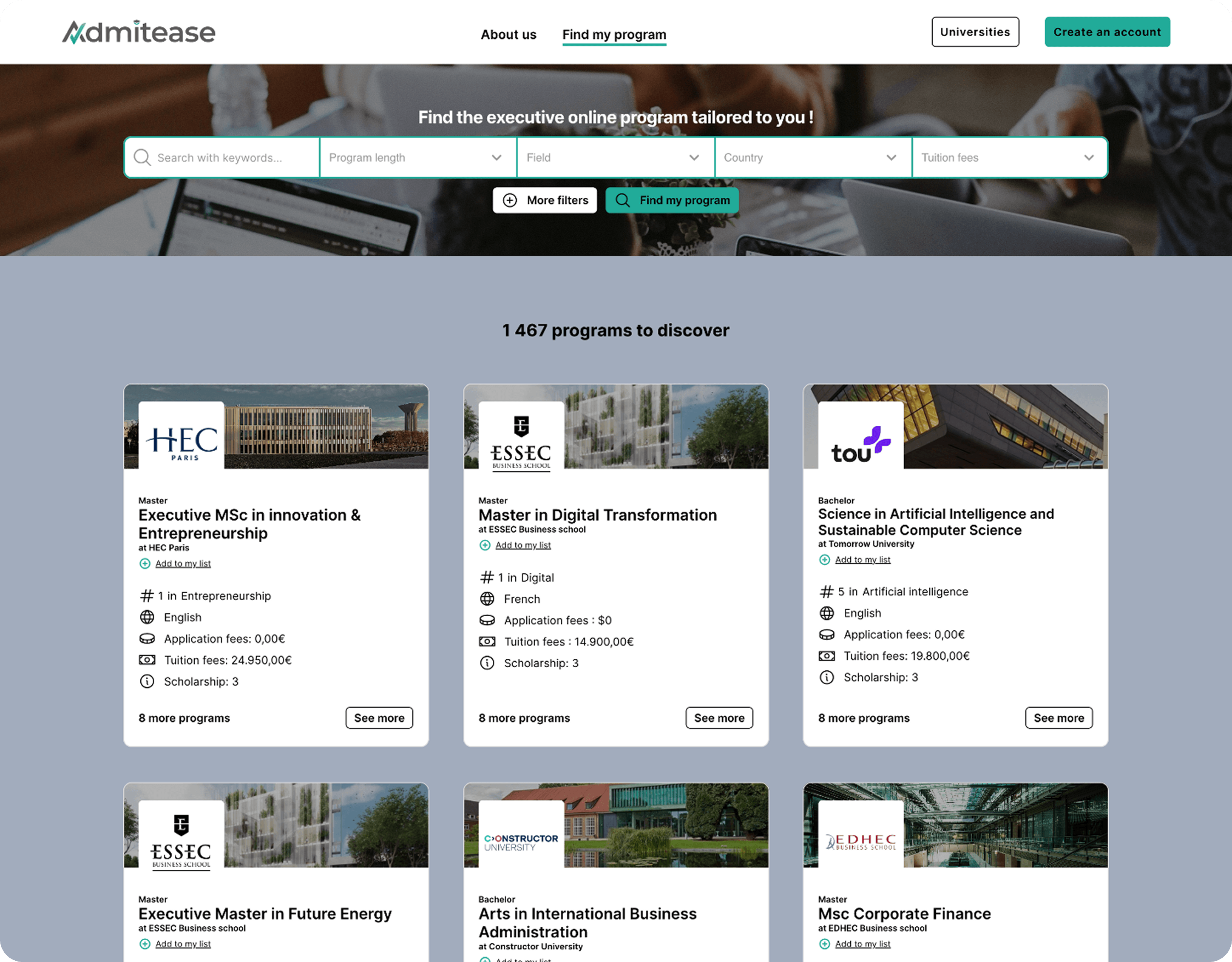 Search before redesign